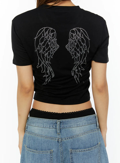 Angel Wing Graphic T-Shirt CY521
