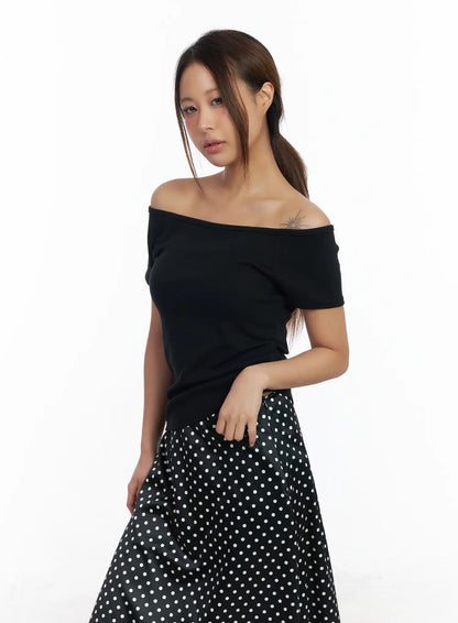 Casual Off-Shoulder Tee CM520