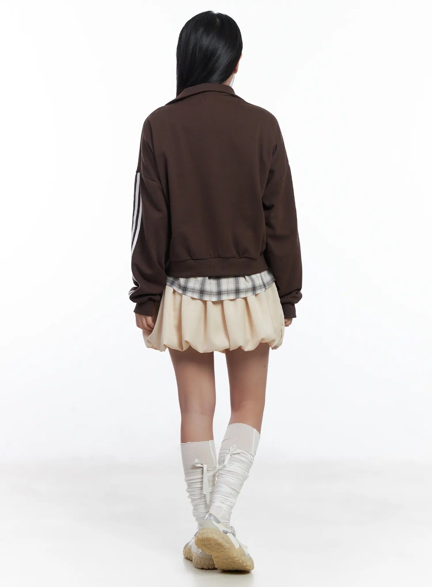 Bubble Hem Mini Skirt CJ530