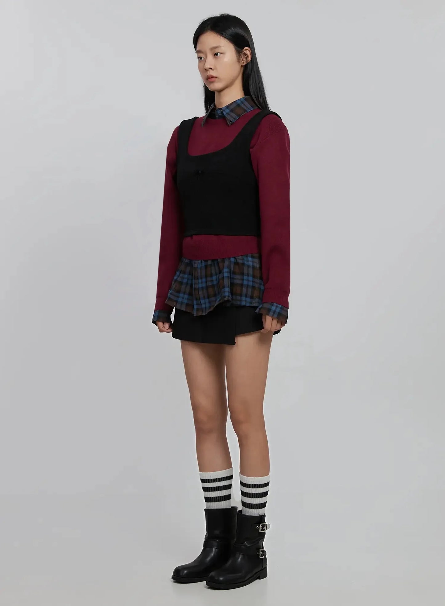 Chic Wrap Mini Skort ID504
