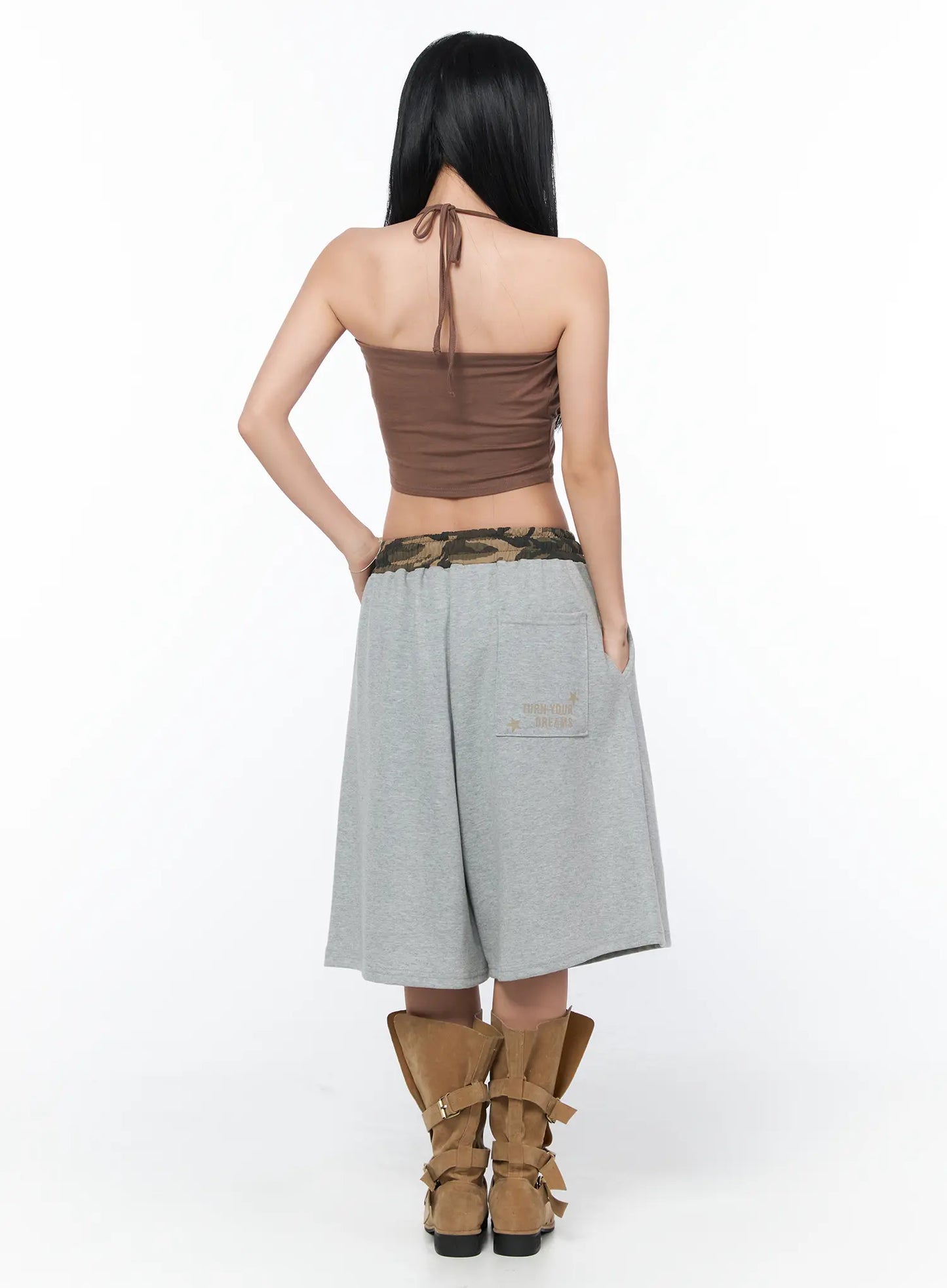 Camo Print Bermuda Shorts CY513