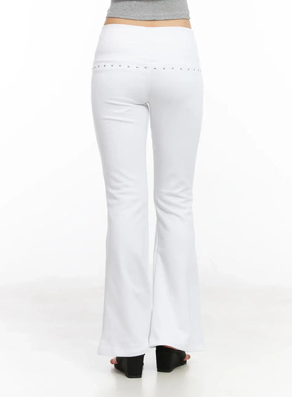 Angelic Studded Bootcut Leggings CM517