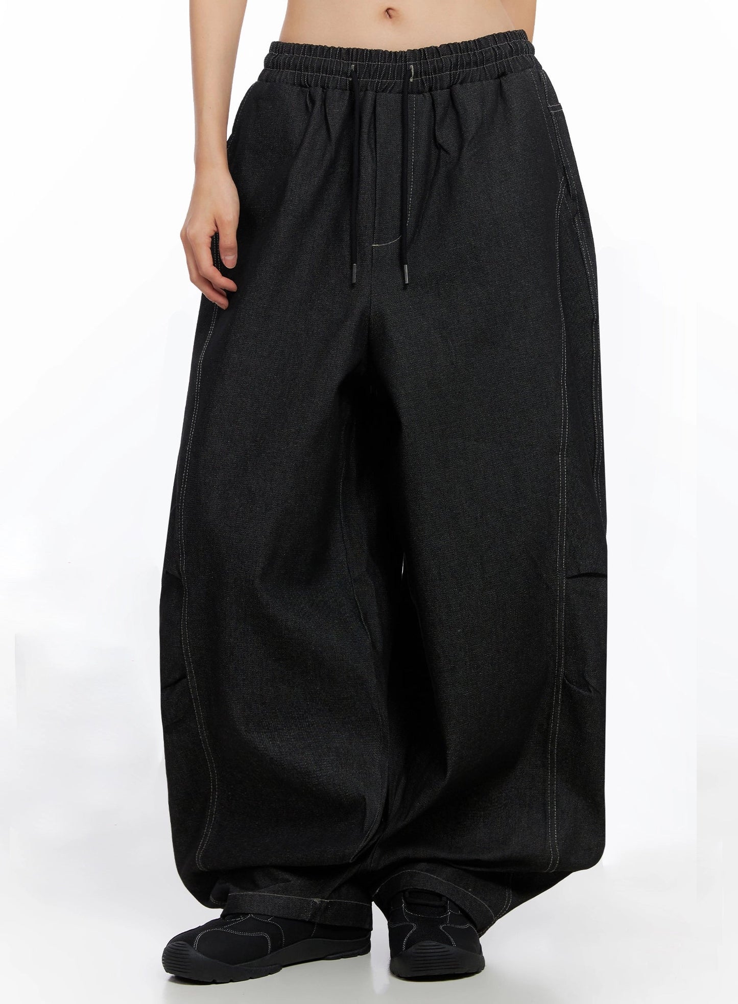 Ayra Graphic Baggy Jeans IO516