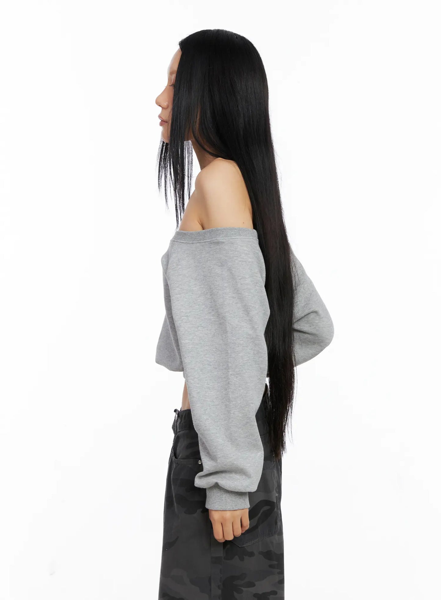 Casual Off-Shoulder Pullover CS511