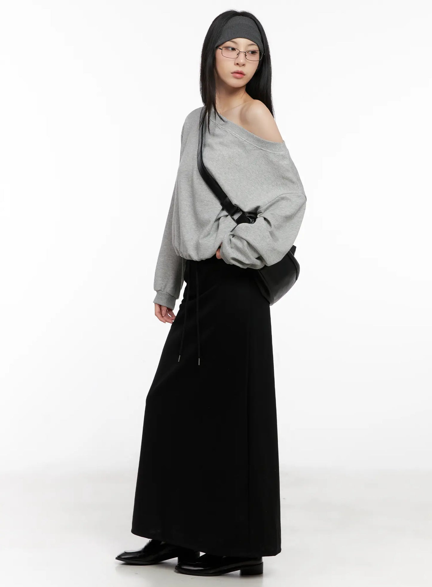 Classic Black Maxi Skirt CG522