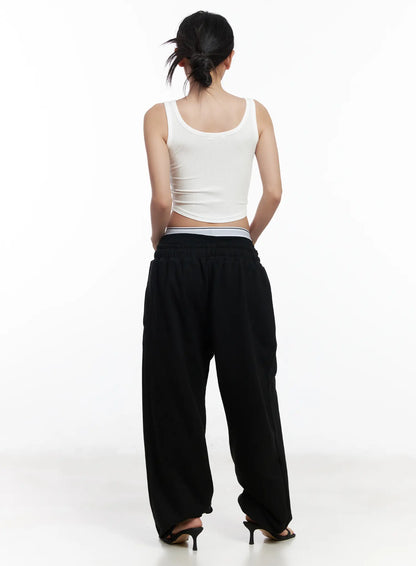 Casual Ankle-Banded Sweatpants CF503