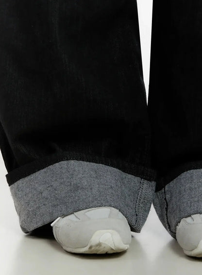 Amyra Baggy Striped Jeans ID525