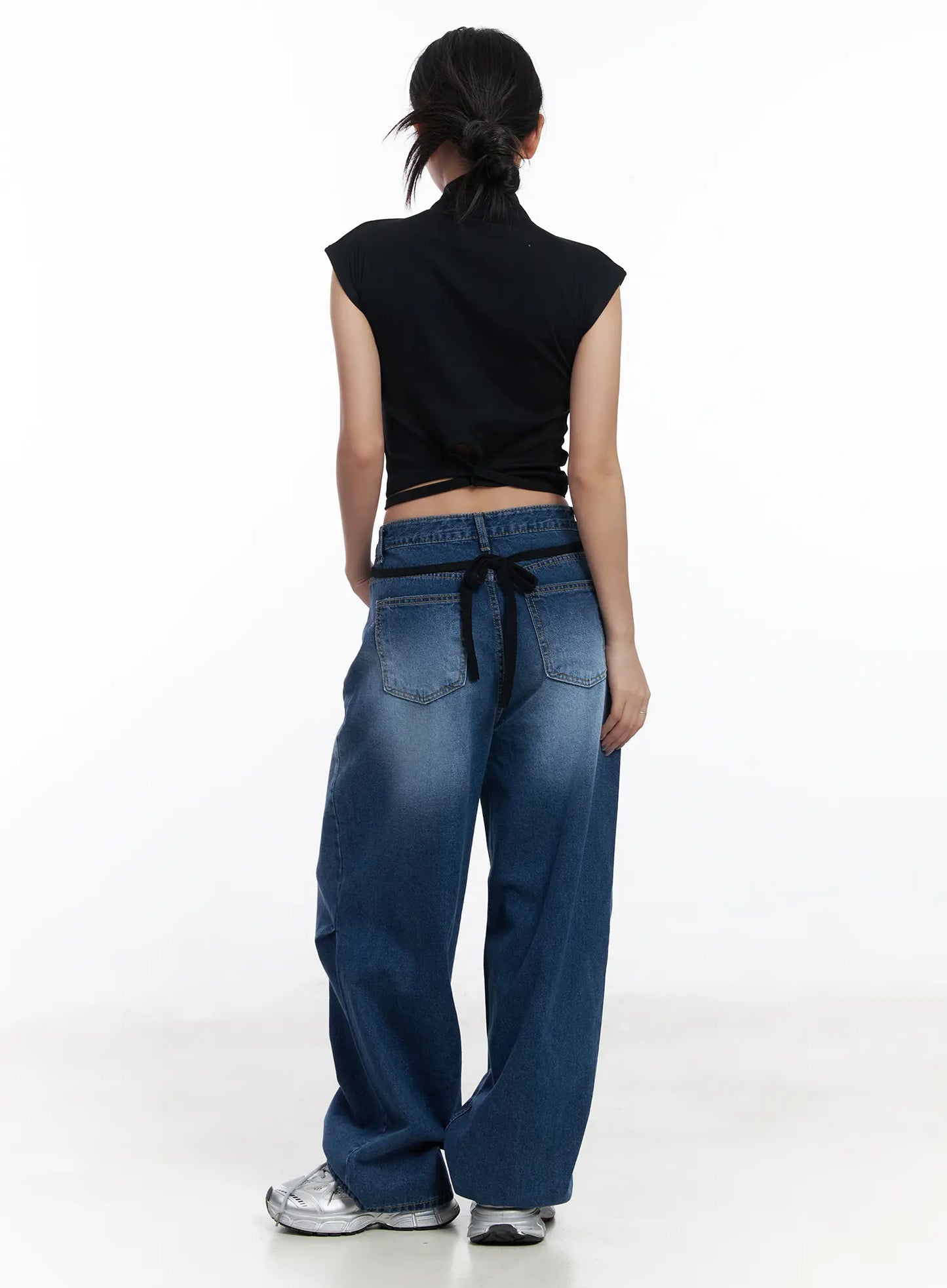 Azari Washed Baggy Jeans CJ530