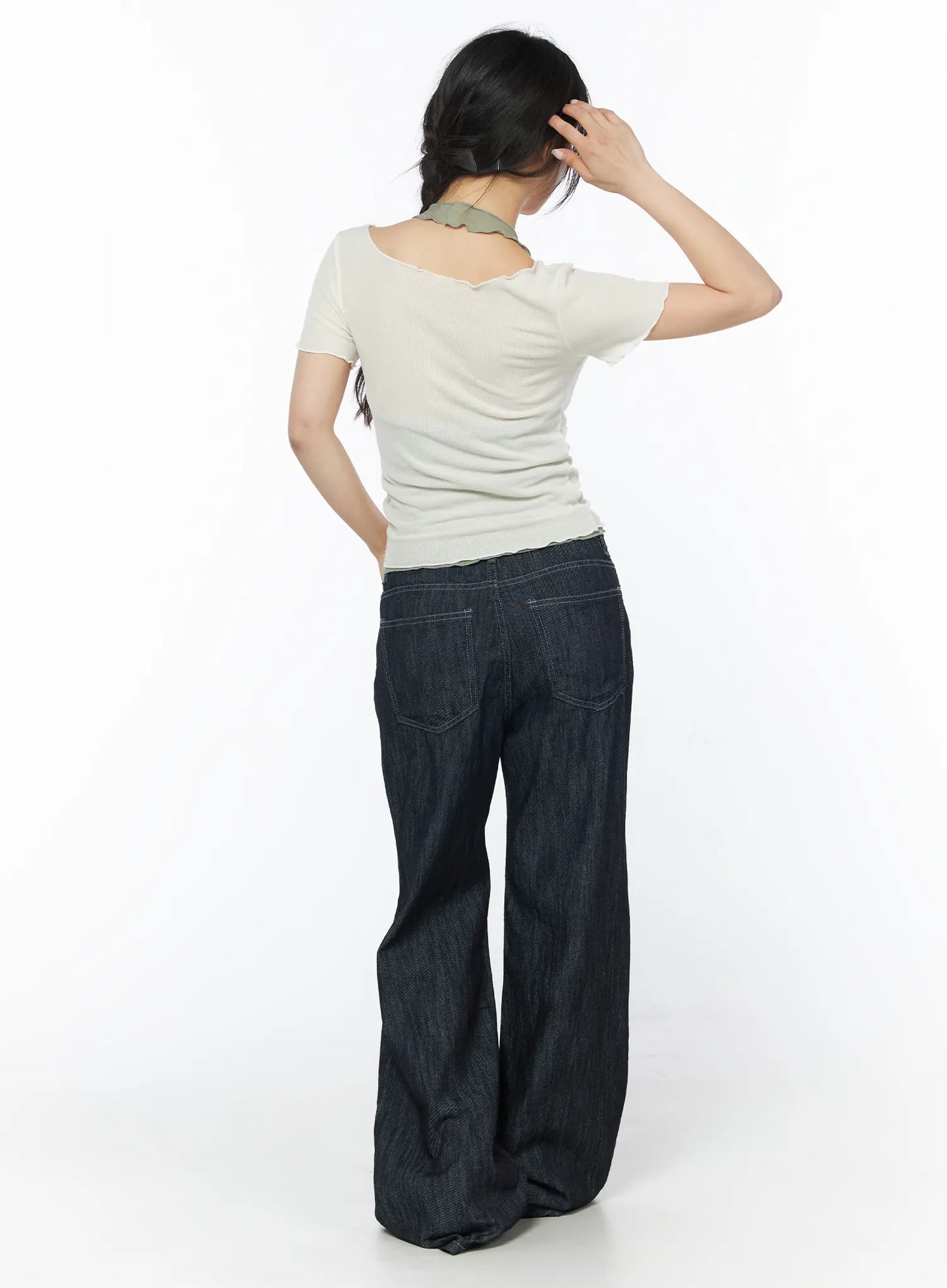 Aomi Wide Leg Jeans CY522