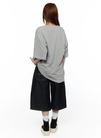 Ayleen High-Waist Wide Leg Jorts CA521
