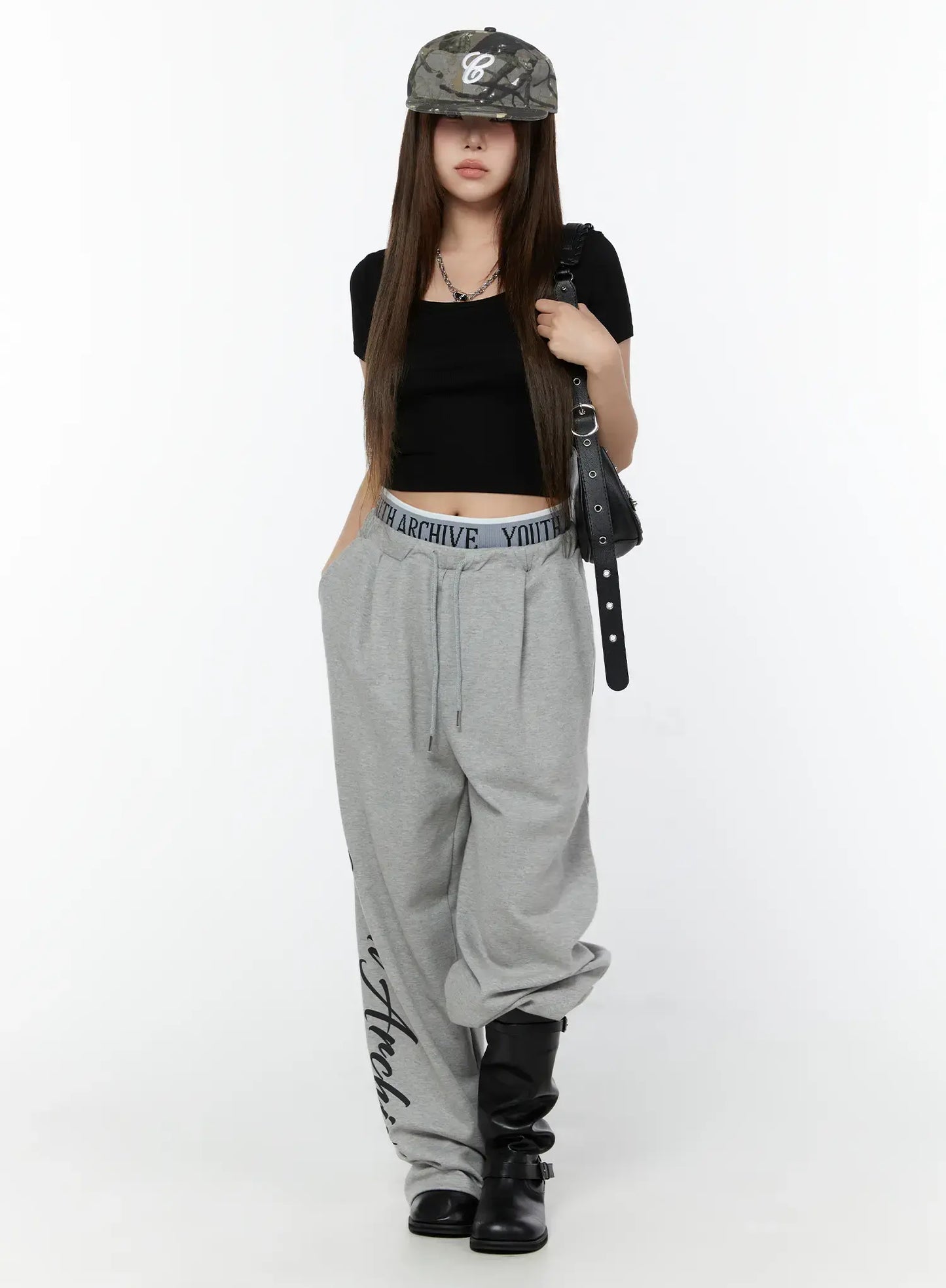 Basic U-Neck Crop Tee CY518