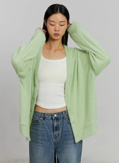 Alpaca Knit Cardigan IJ505