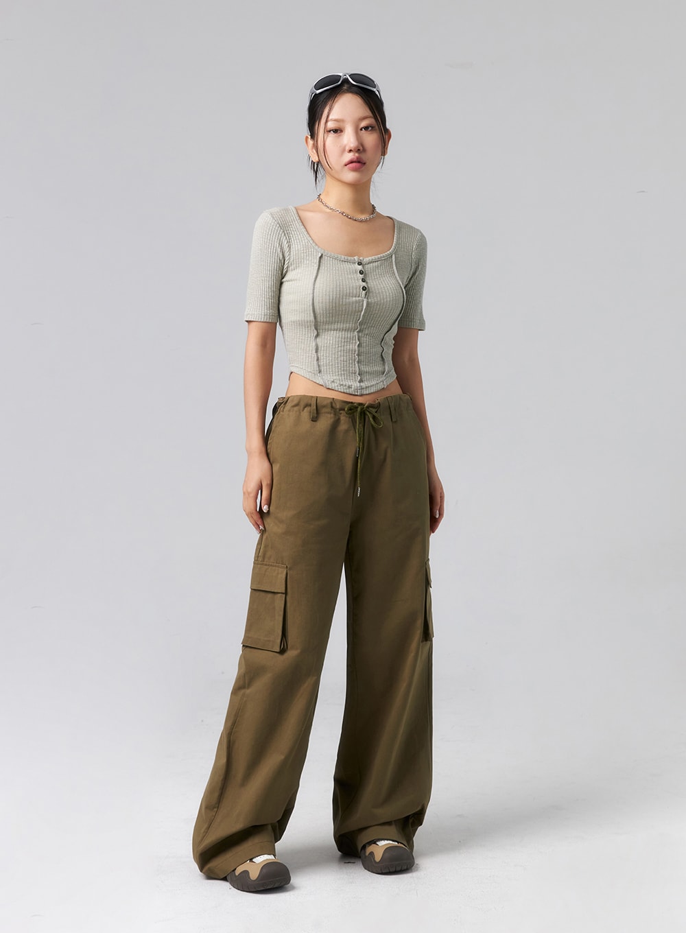 Baggy Cargo Pants CL319