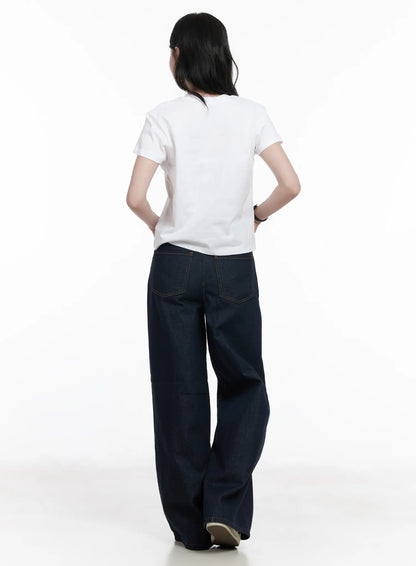 Azaria Wide Leg Jeans CA509
