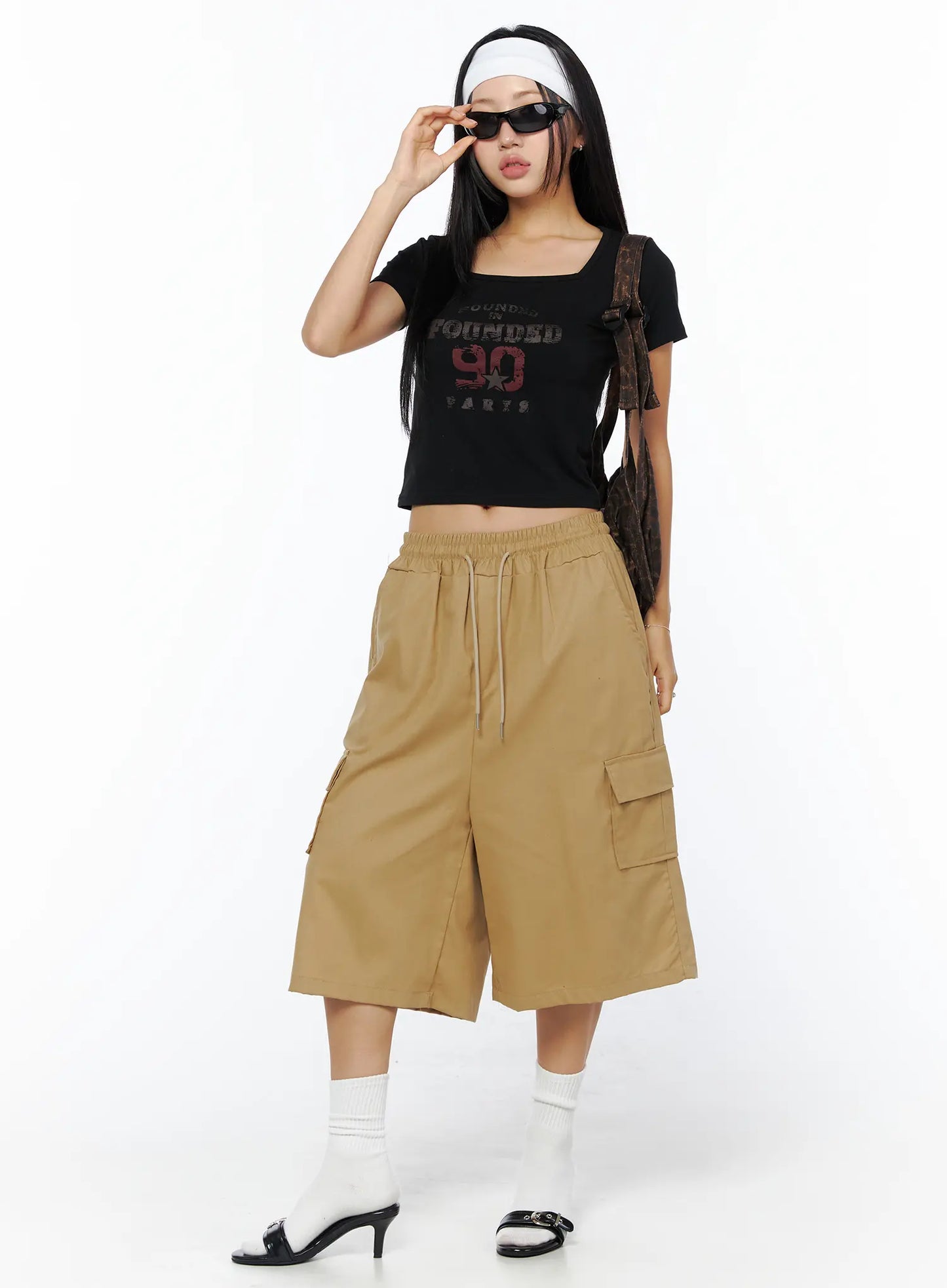 Casual Graphic Crop Top CU515