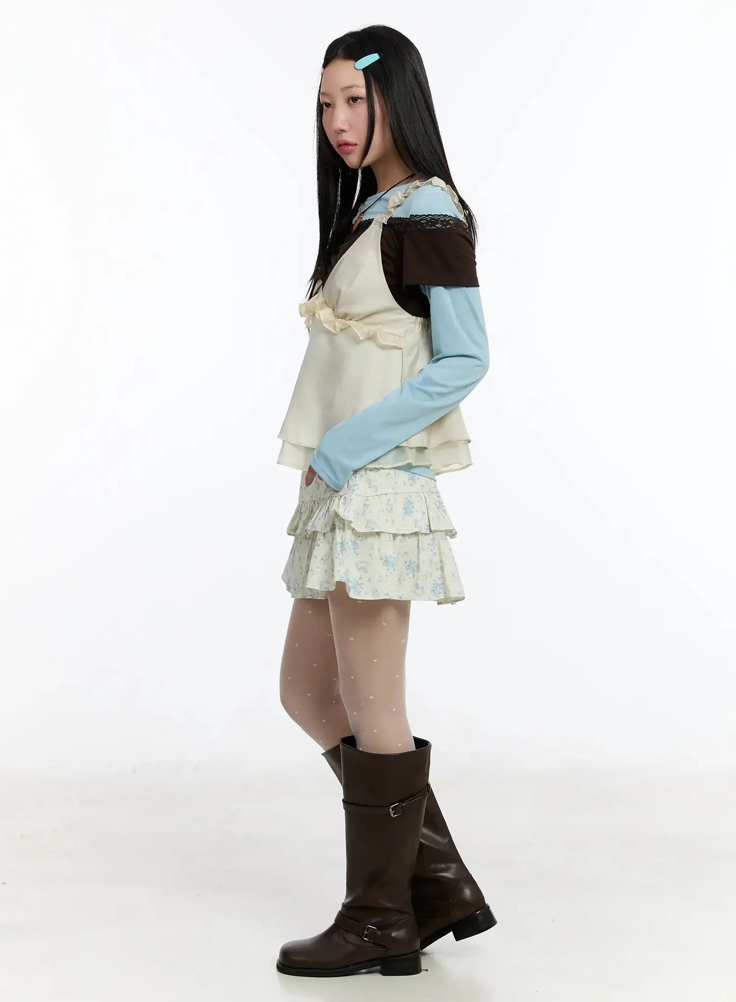 Buckled Long Boots IM509