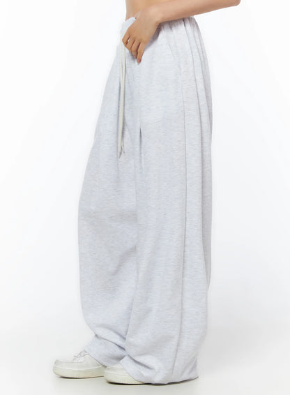 Basic Wide Leg Sweatpants IU519