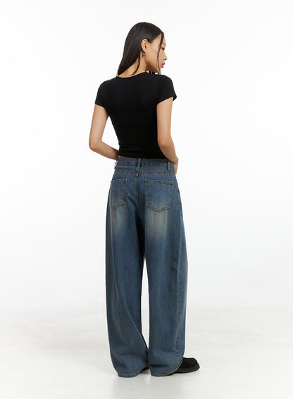 Asymmetrical Buttoned Square Neck Crop Top IG405
