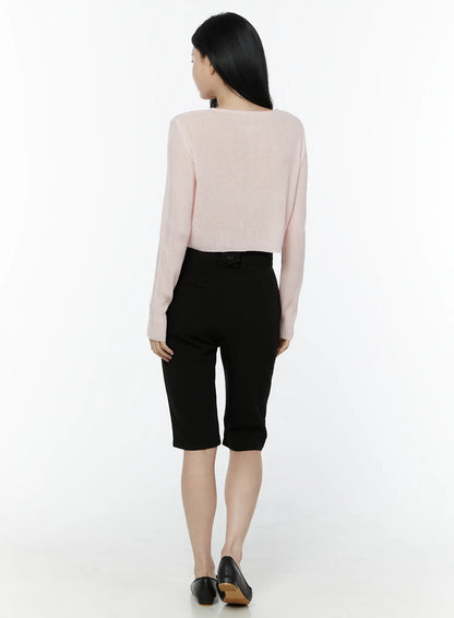 Basic Cropped Cardigan IU505