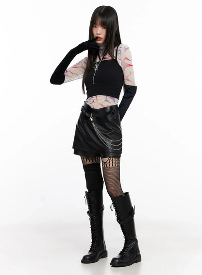 Chic Velvet Long Gloves IN507