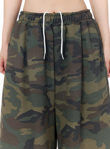 Camouflage Patterned Bermuda Shorts CY508