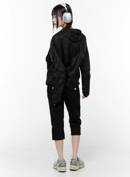 Chic Zip-Up Windbreaker Jacket CU508