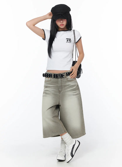 Chic Slim Fit Graphic Tee CY513