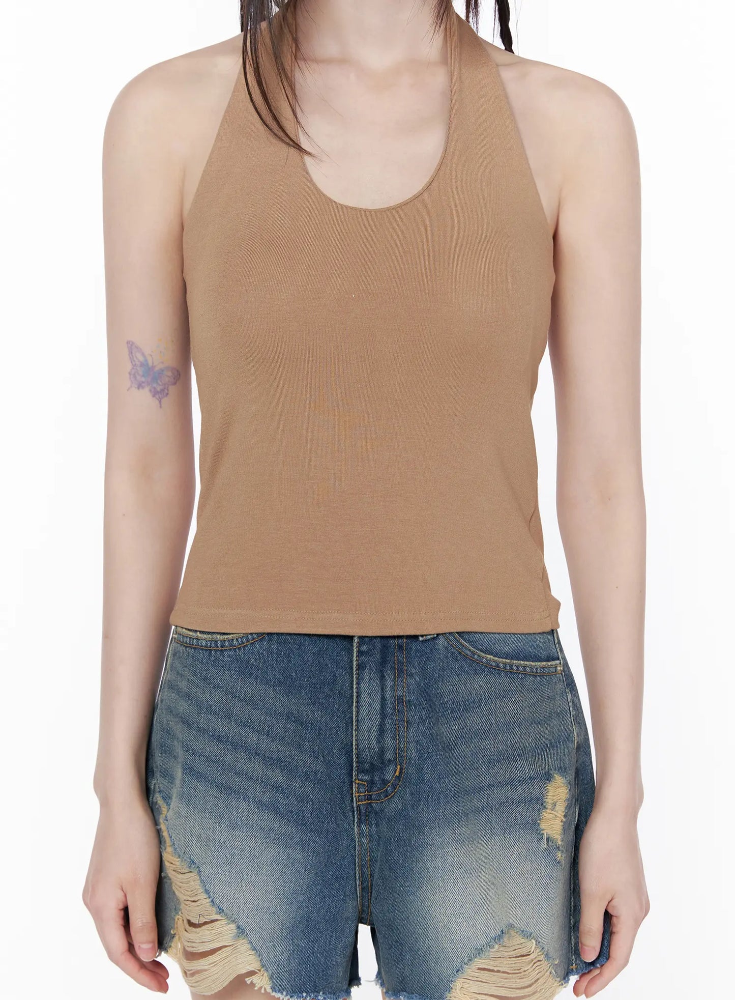 Basic Halter Neck Tank CU519
