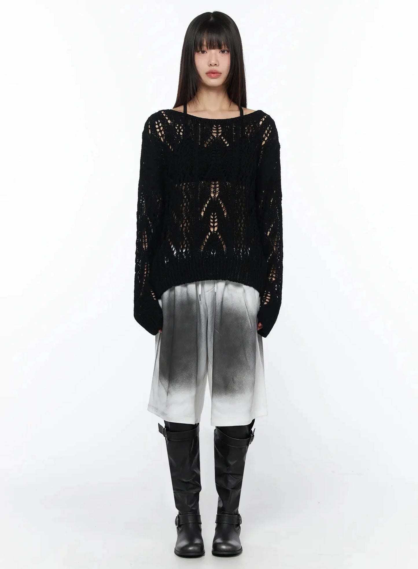 Boho Chic Boat Neck Sweater IY525