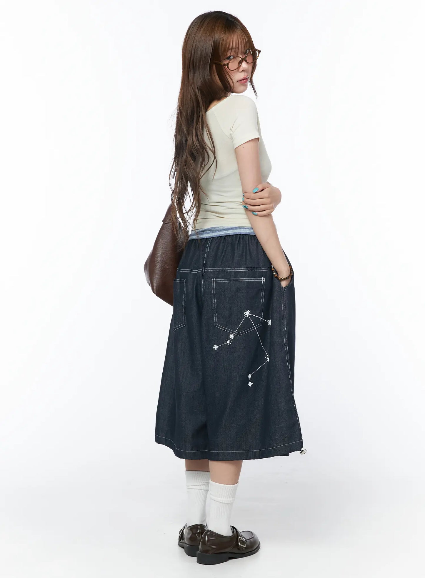 Basic Off-Shoulder Short Sleeve Tee CY529
