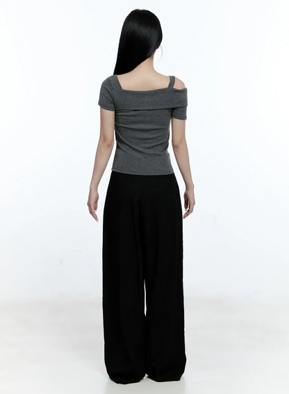 Asymmetrical One-Shoulder Top CG512