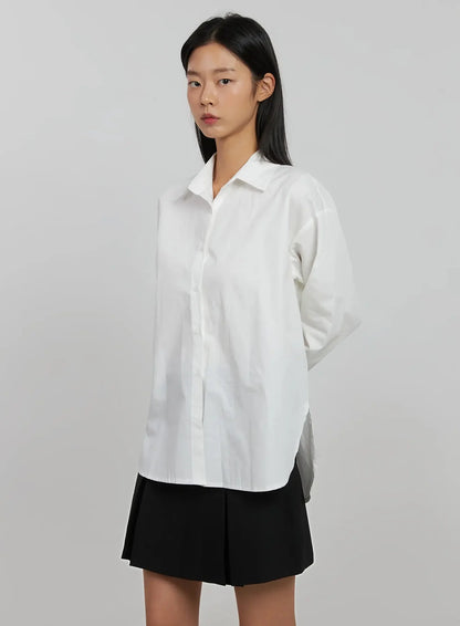 Classic Button-Up Shirt IJ508