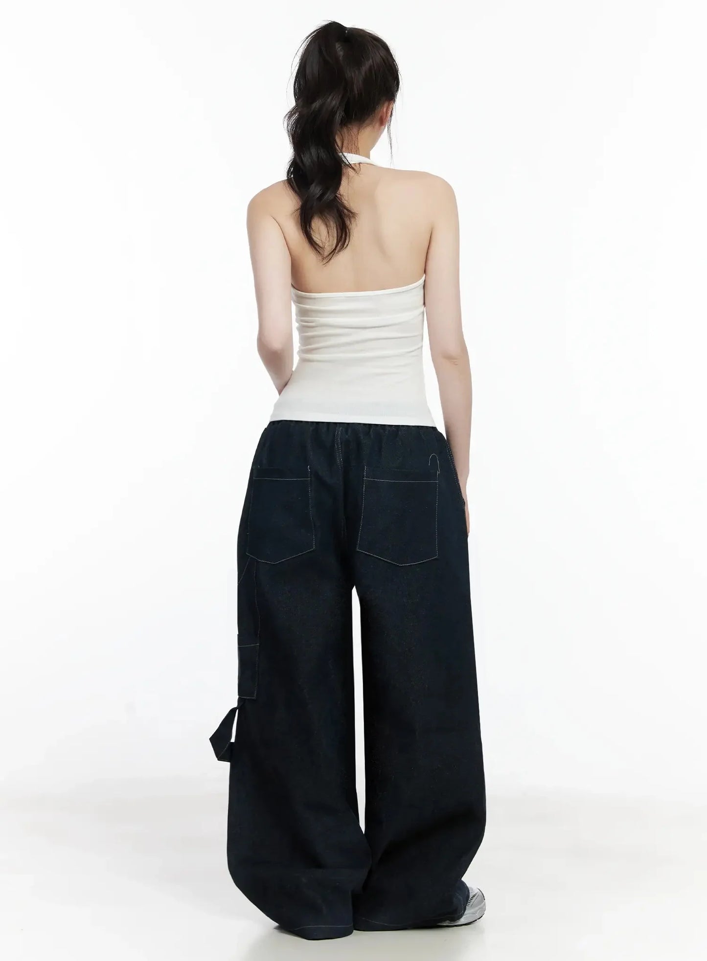 Ashlyn Carpenter Wide-Leg Jeans IJ528