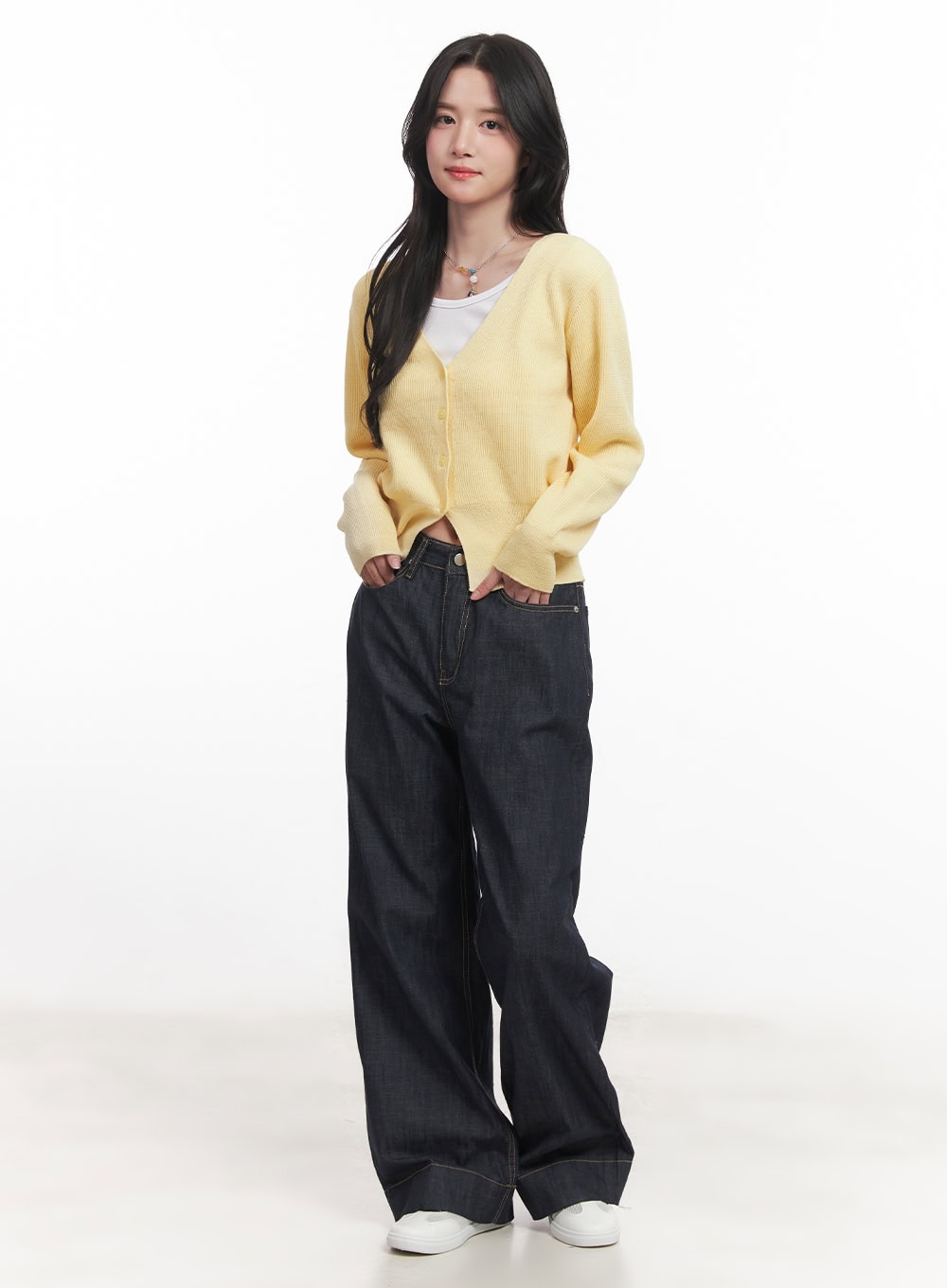 Basic Slim-Fit Crop Top CA510