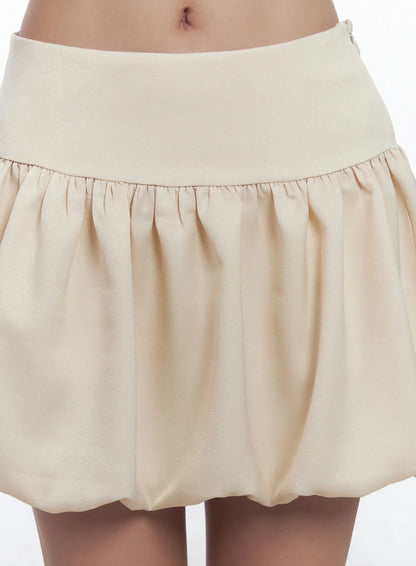 Bubble Hem Mini Skirt CJ530