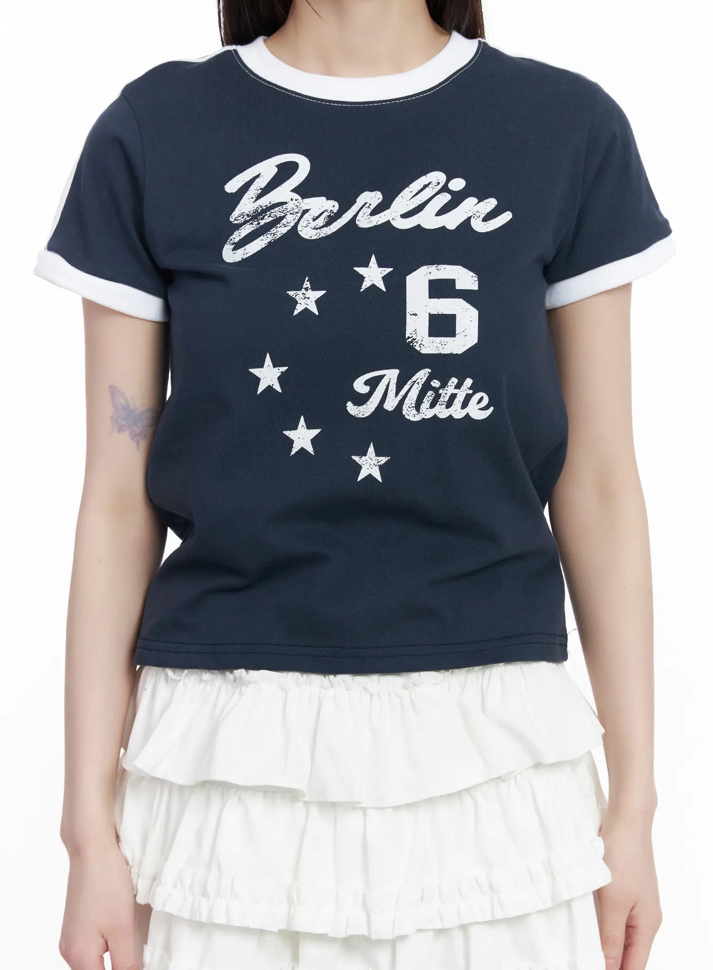 Berlin Track Ringer Tee CM524
