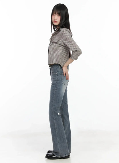 Chlo High-Rise Bootcut Jeans IM523