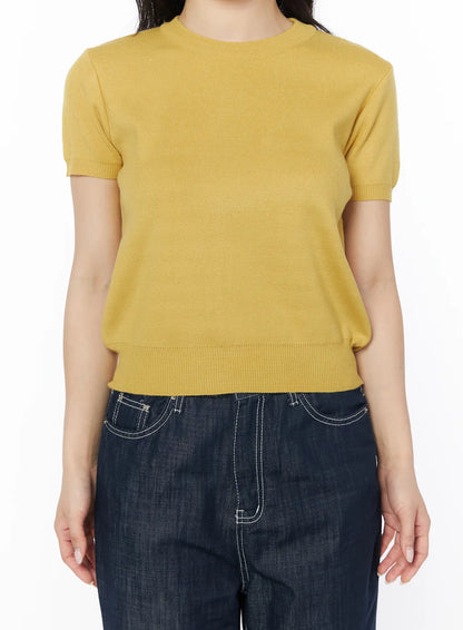 Basic Ribbed Knit Top CD805