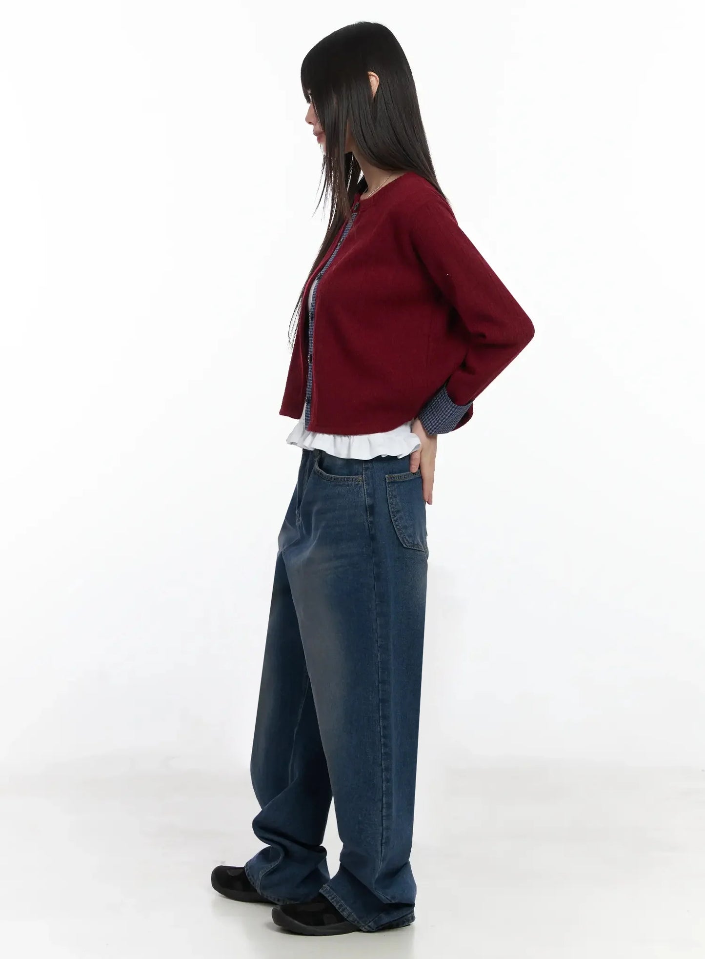 Annika Low-Rise Baggy Jeans F517
