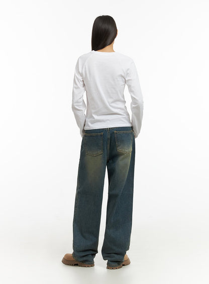 Anya Wide Fit Denim Jeans IO409