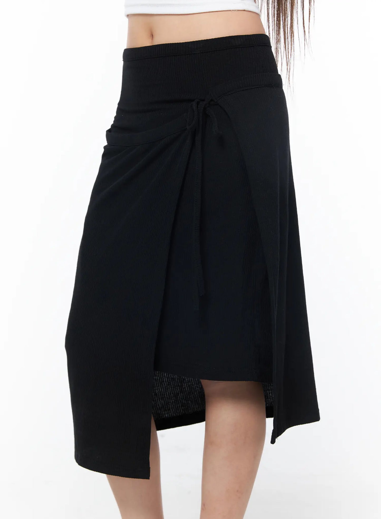 Asymmetrical Midi Skirt CY529