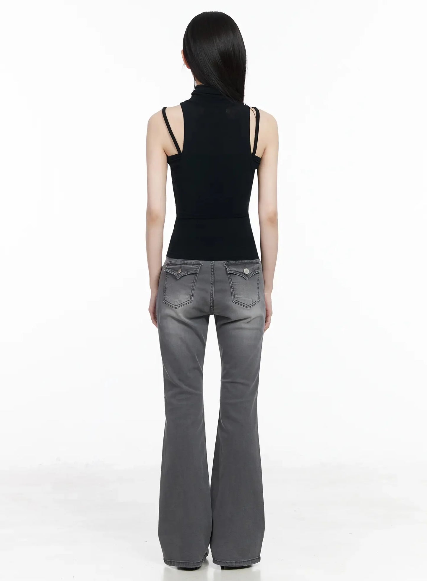 Aiana Slim Fit Bootcut Jeans IY511