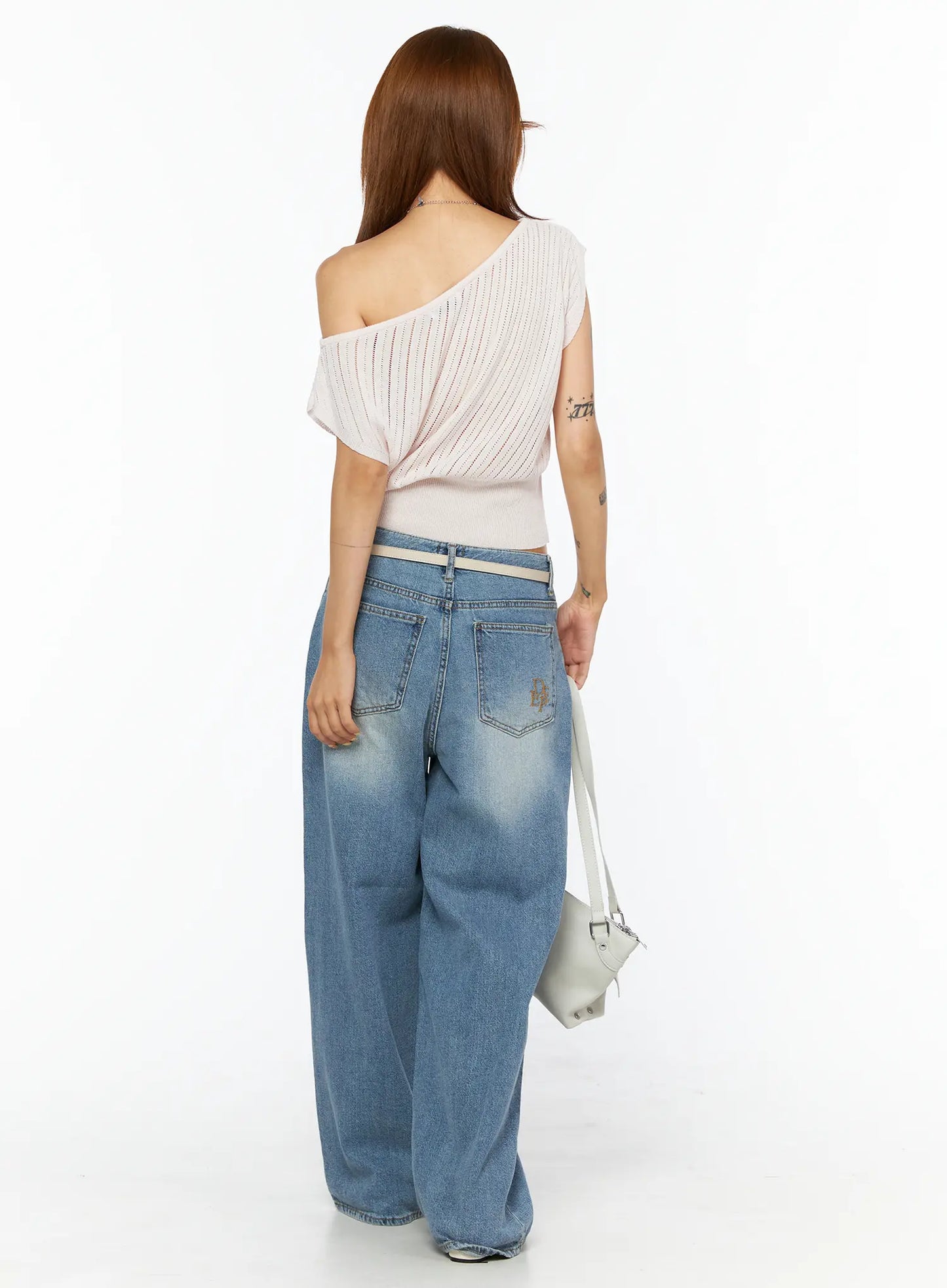 Chic Off-Shoulder Knit Top CU517
