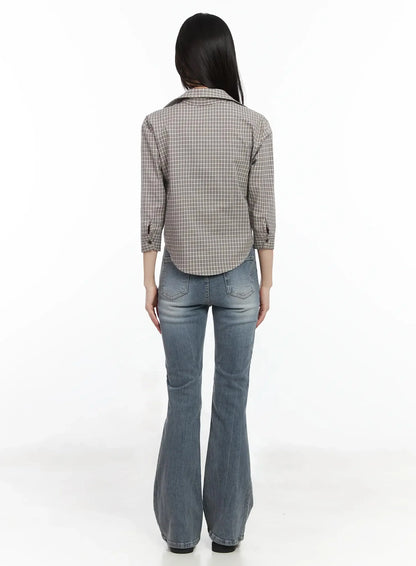 Chlo High-Rise Bootcut Jeans IM523