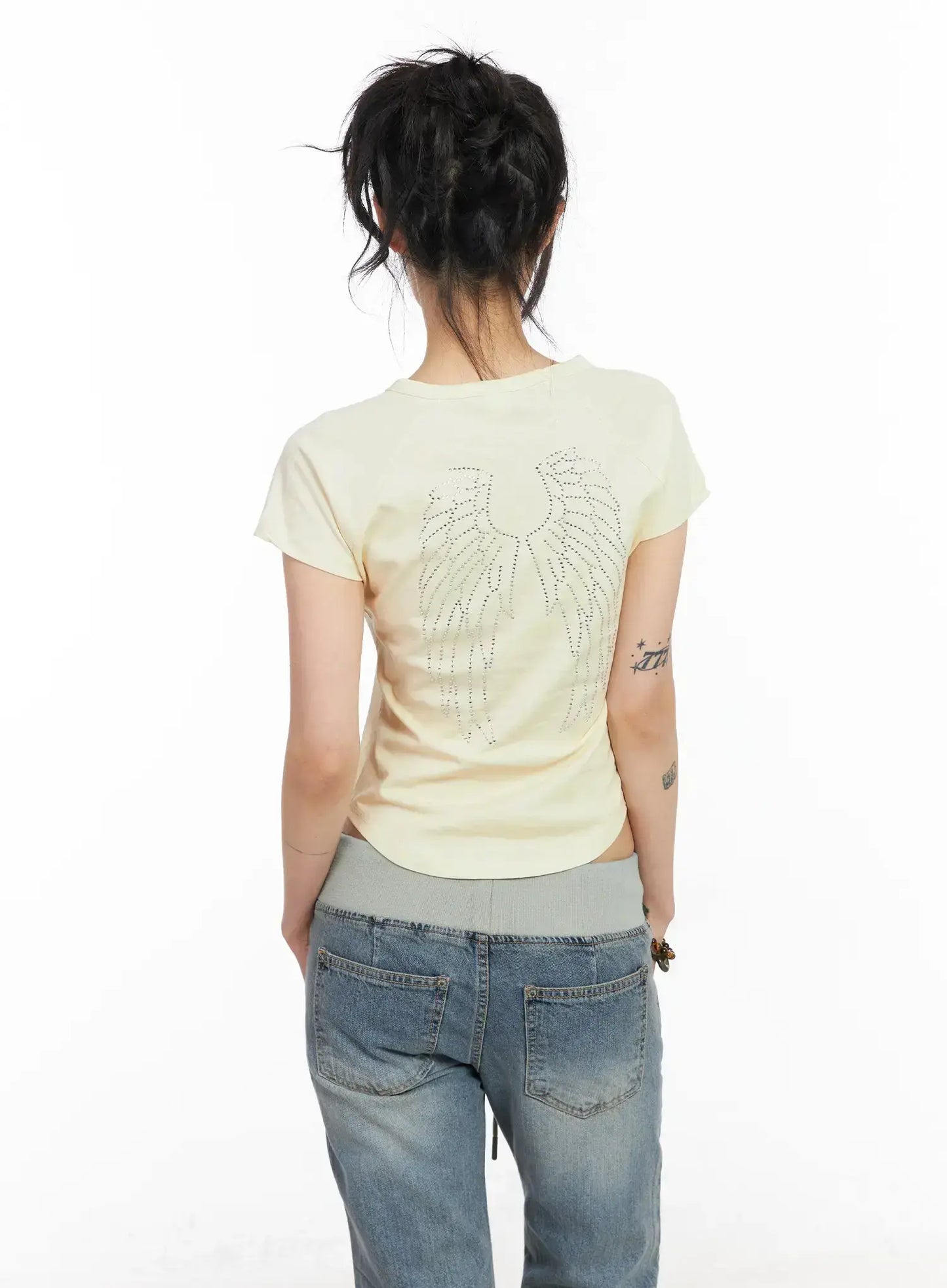 Angelic Rhinestone T-Shirt CM517