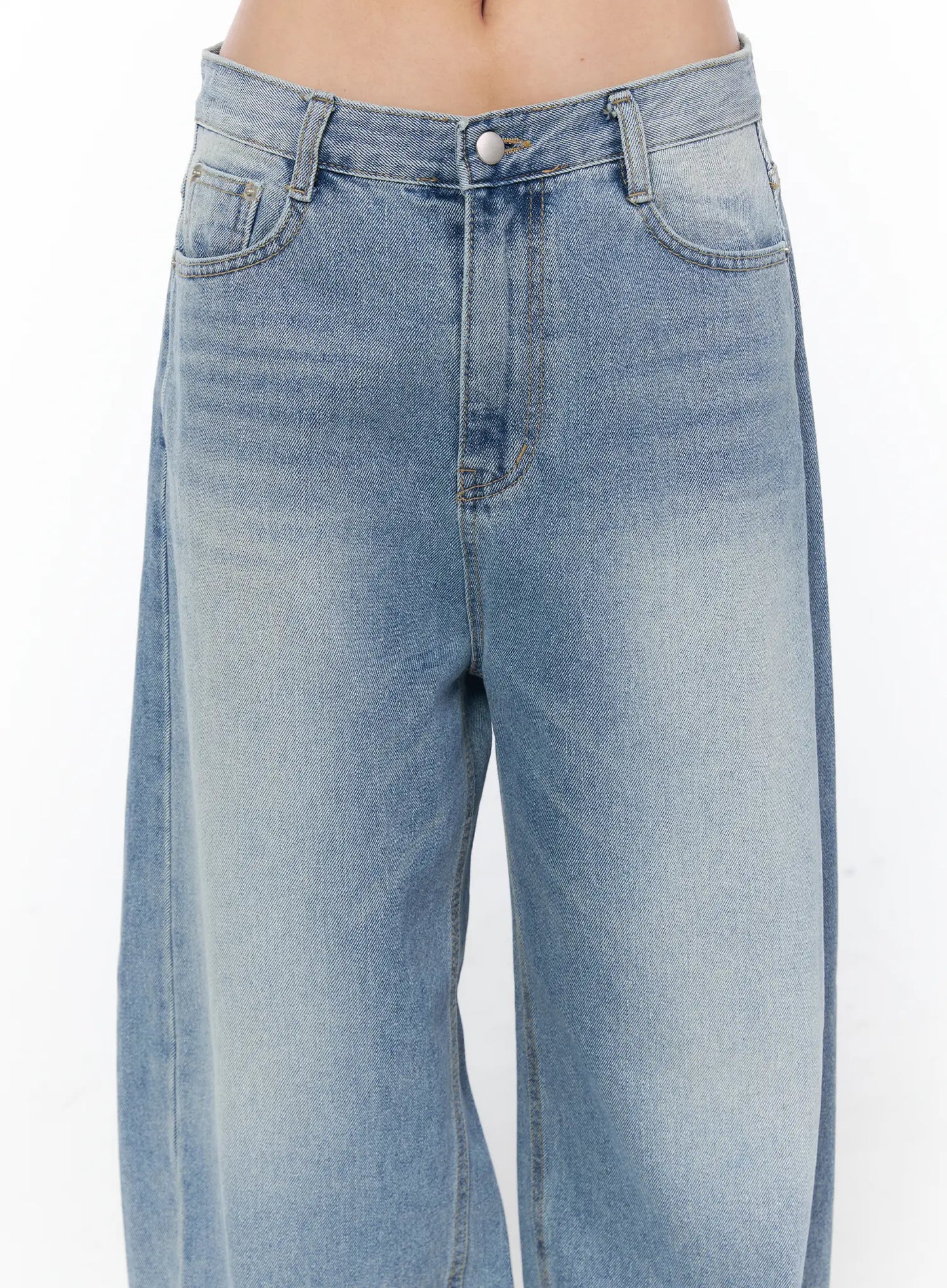 Airi Casual Wide Leg Jeans CY529