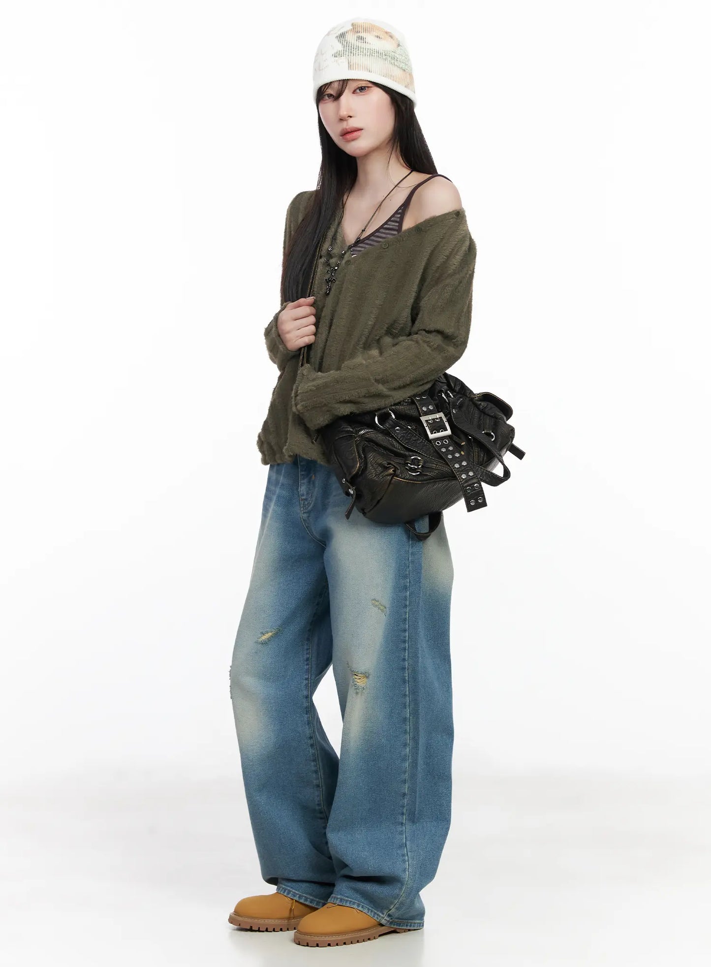 Casual Ribbed Sleeveless Top With Badges CF523
