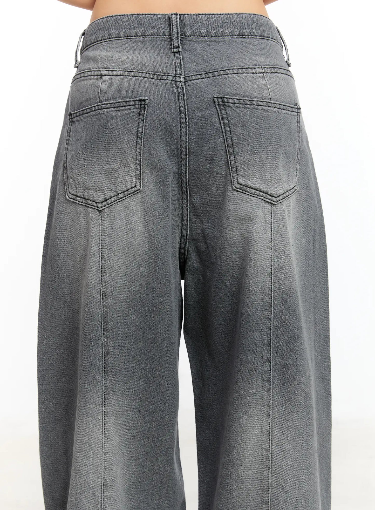 Armani Washed Wide Leg Jeans CM511