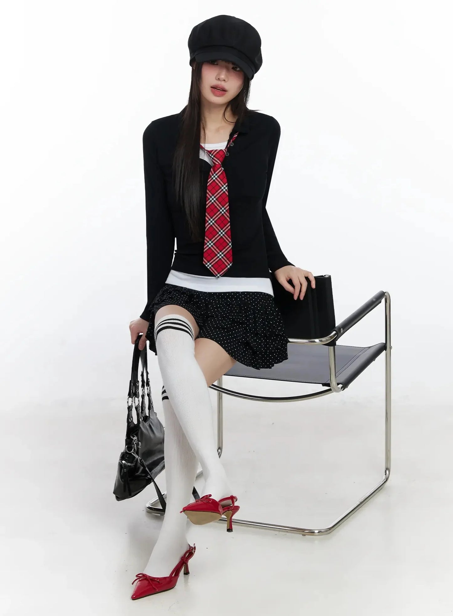 Classic Checkered Tie IF505