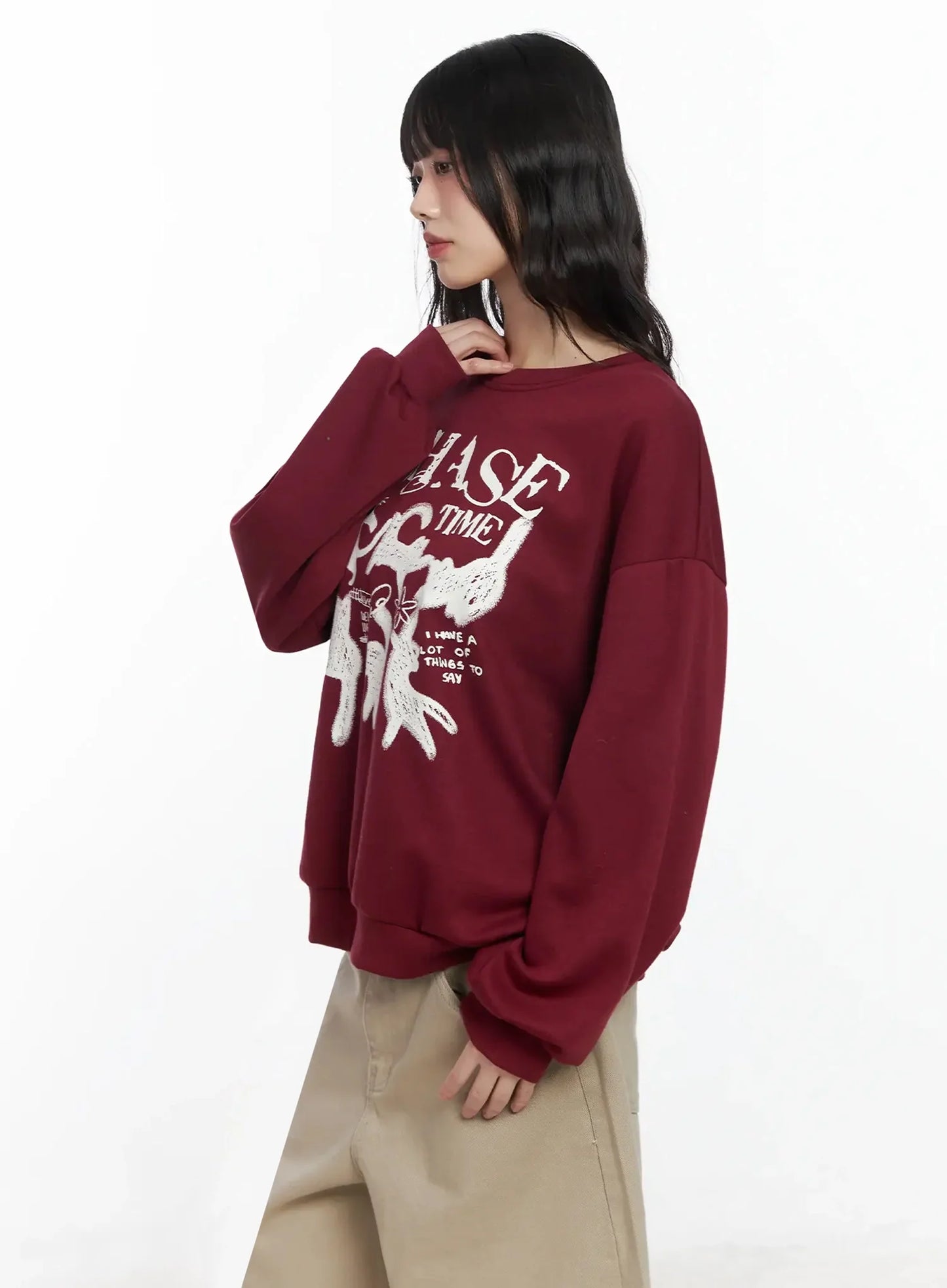 Chase Time Graphic Sweatshirt F516